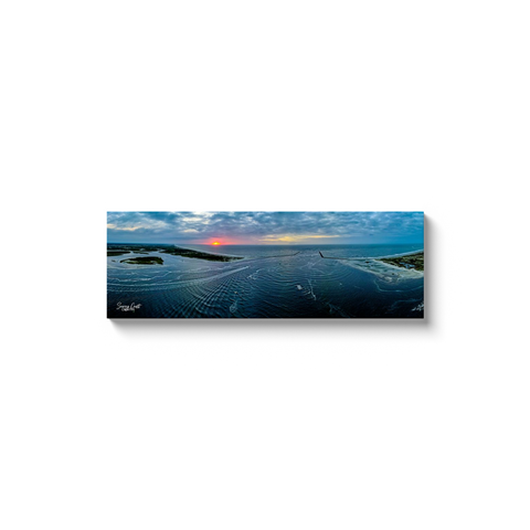 Little River Inlet Sunrise Panoramic Canvas